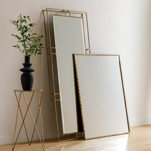 Majestic 38-inch Iron and Hammered Finish Accent Mirror
