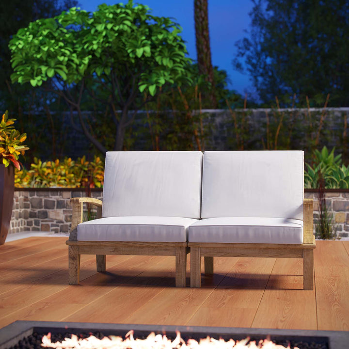 Malibu 2 Piece Outdoor Patio Teak Set