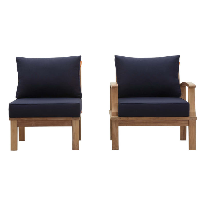 Mira 2 Piece Outdoor Patio Teak Set