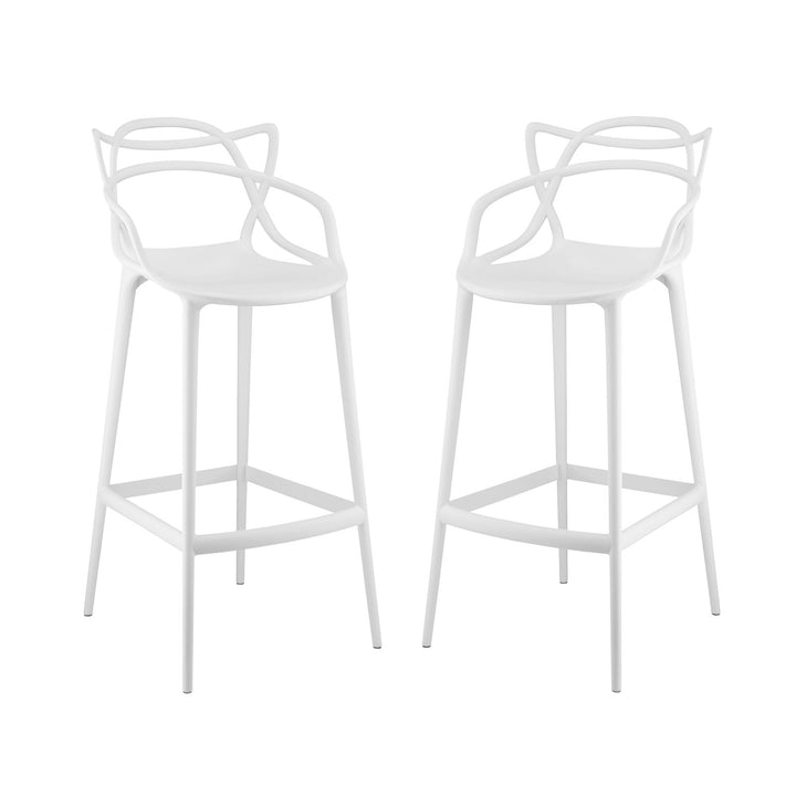 Enveloped Bar Stool Set of 2