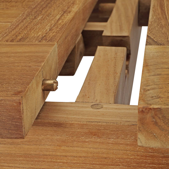 Monarch Expandable Exterior Patio Teak Dining Table