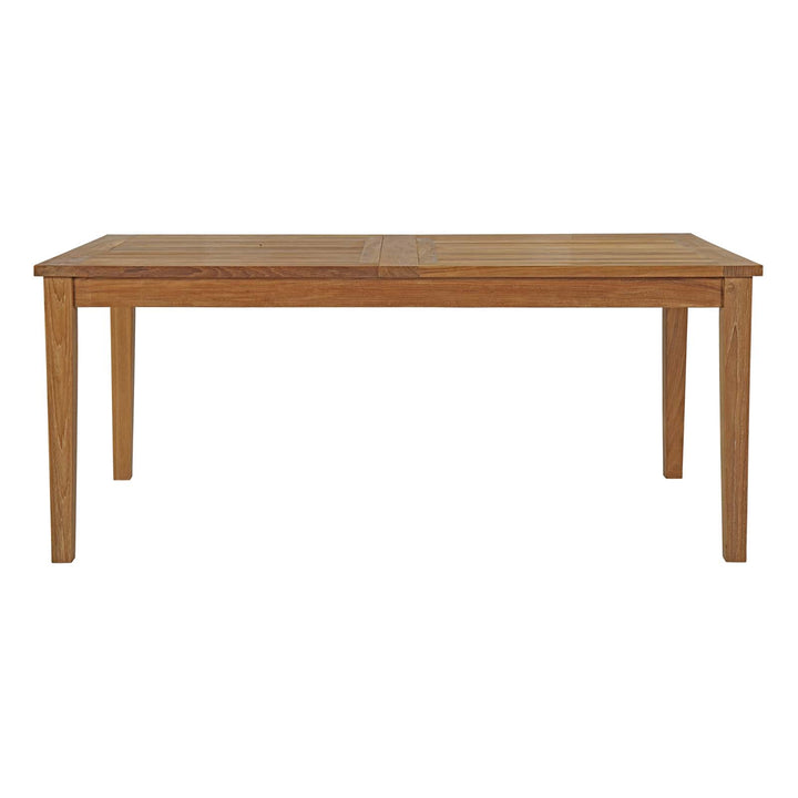 Monarch Expandable Exterior Patio Teak Dining Table