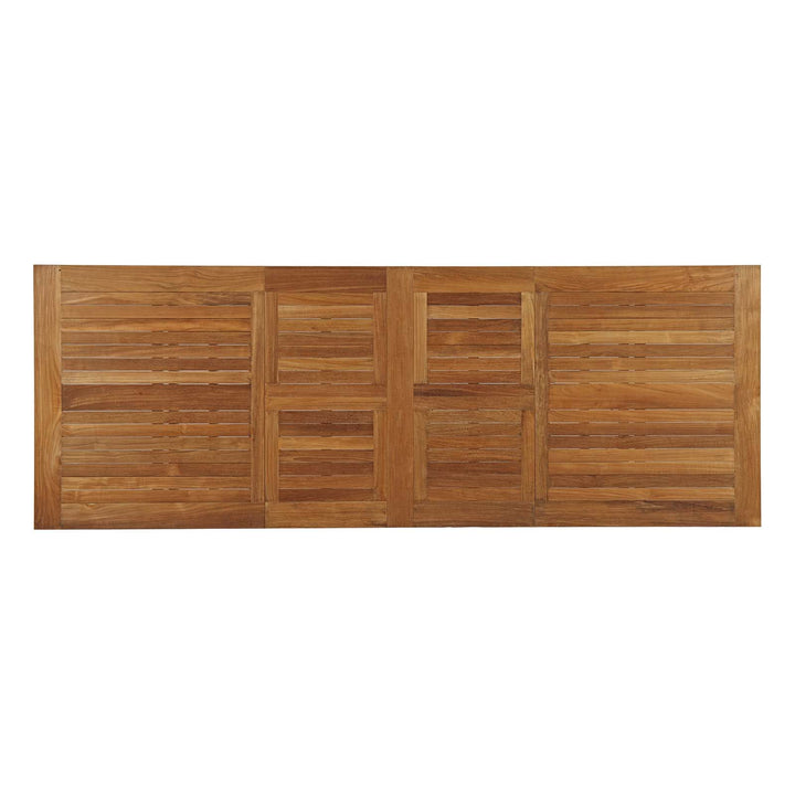 Monarch Expandable Exterior Patio Teak Dining Table