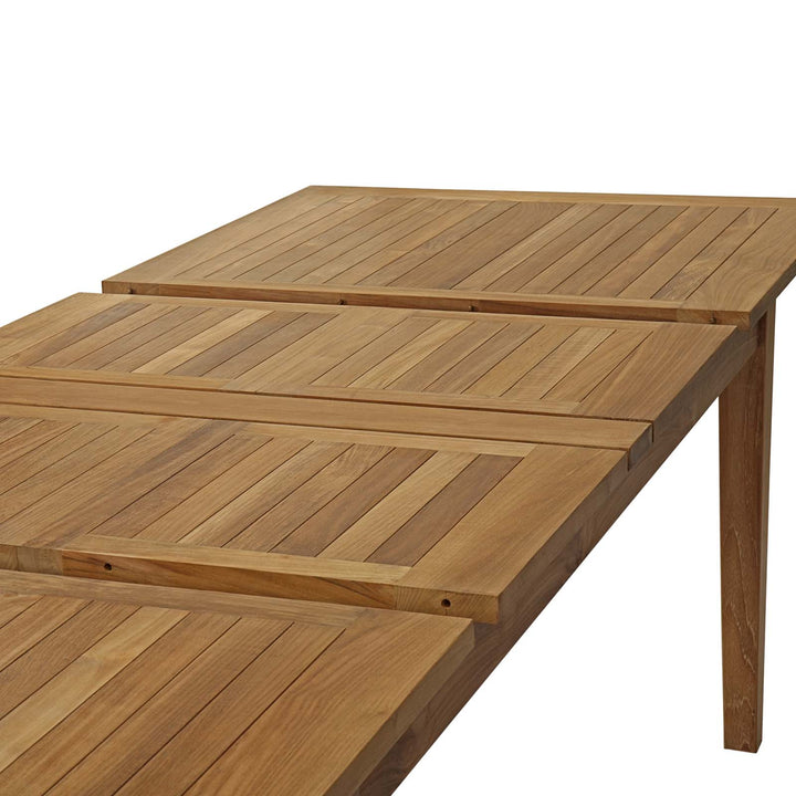Malibu 7 Piece Outdoor Patio Teak Dining Set