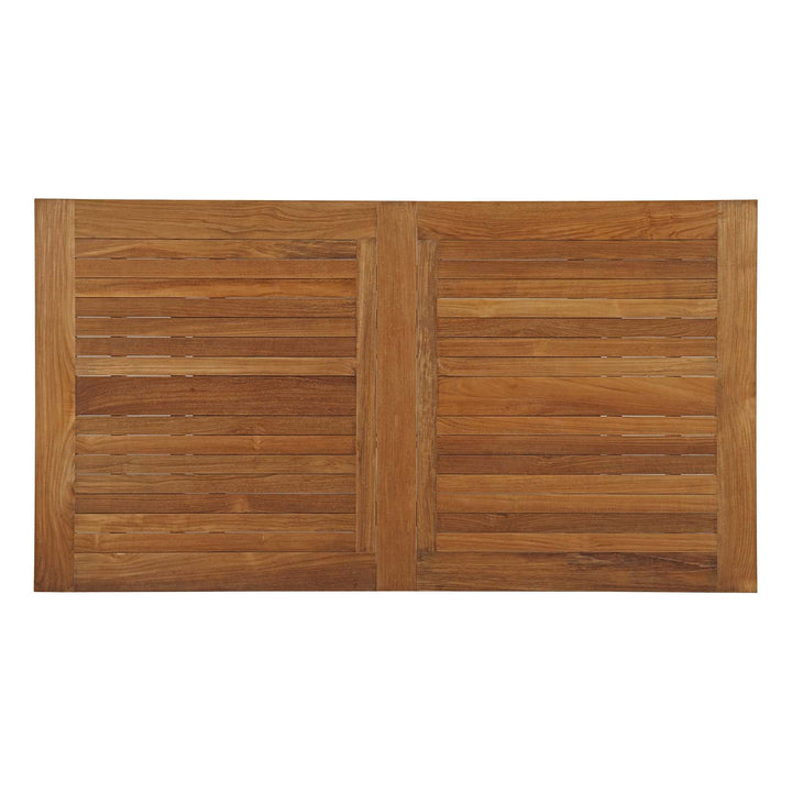 Malibu 7 Piece Outdoor Patio Teak Dining Set