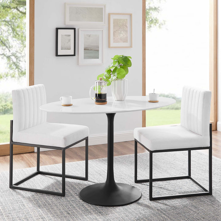 Lindell 48" Oval Wood Dining Table