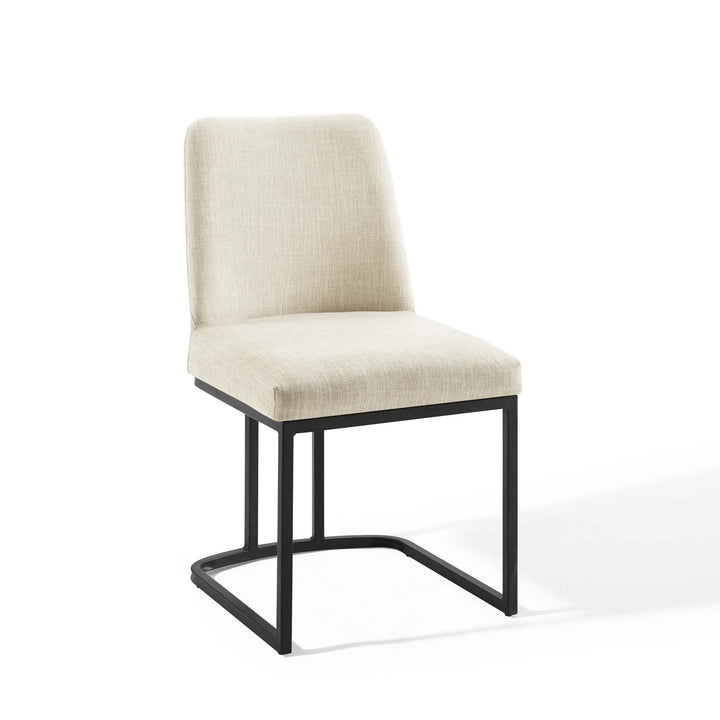 Ascend Sled Base Upholstered Fabric Dining Side Chair