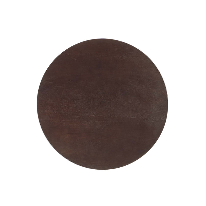 Luna 28" Round Wood Grain Dining Table