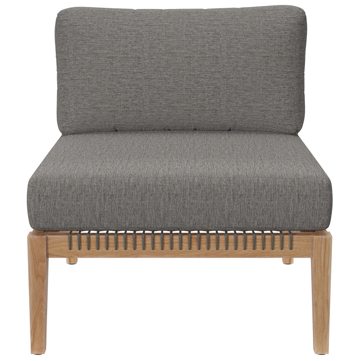 Azure Teak Armless Chair