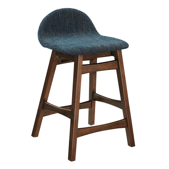 Jaxson Walnut Counter Stool Set of 2
