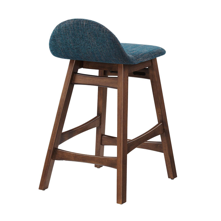 Jaxson Walnut Counter Stool Set of 2