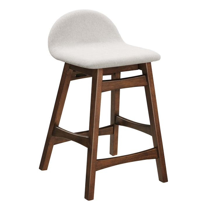 Jaxson Walnut Counter Stool Set of 2