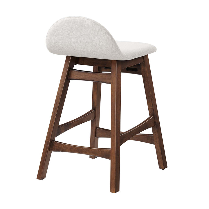 Jaxson Walnut Counter Stool Set of 2