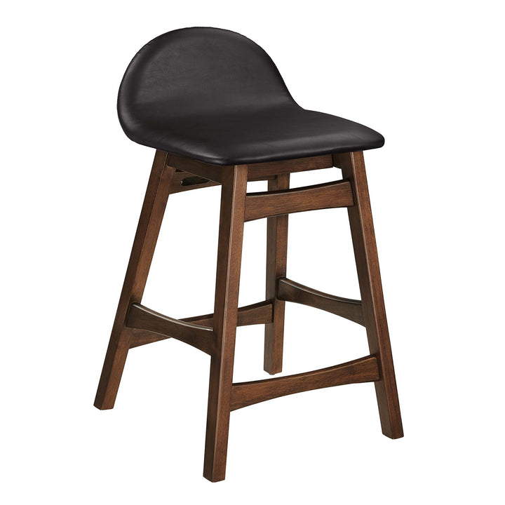 Jasper Walnut Counter Stool Set of 2