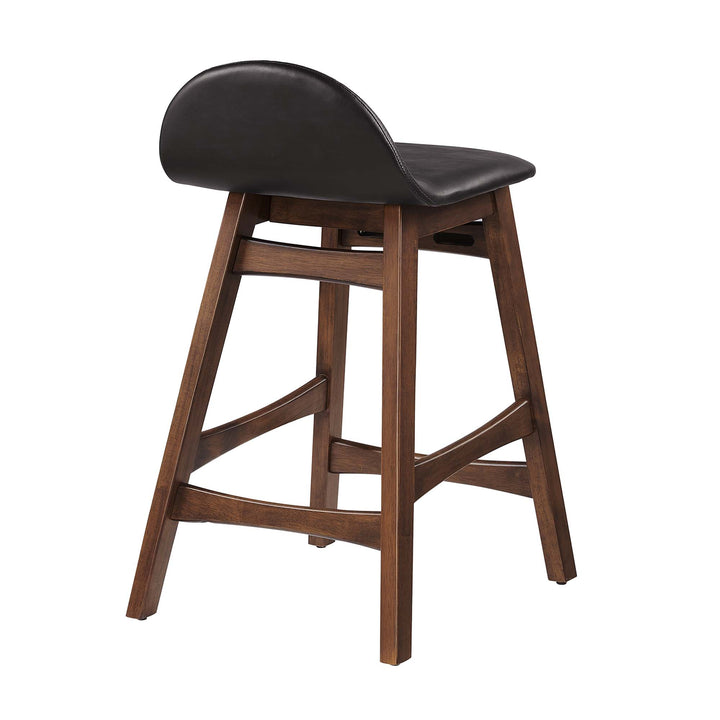 Jasper Walnut Counter Stool Set of 2