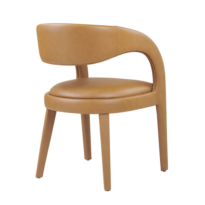 Prime Vegan Leather Dining Chair Set of 2