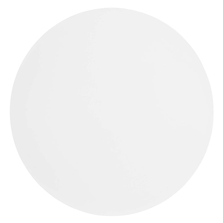 Amelia Round White Marble Side Table