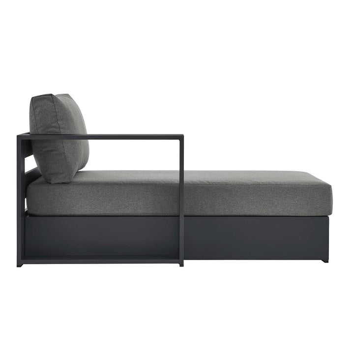Terrace Optima Powder-Coated Aluminum Modular Left-Facing Chaise Lounge