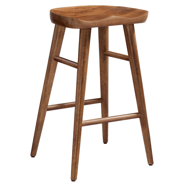 Sonora Backless Wood Counter Stools Set of 2