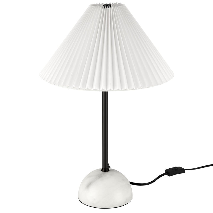Lilia Marble Dome Table Lamp - Brass
