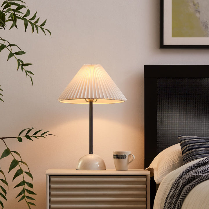Lilia Marble Dome Table Lamp - Brass