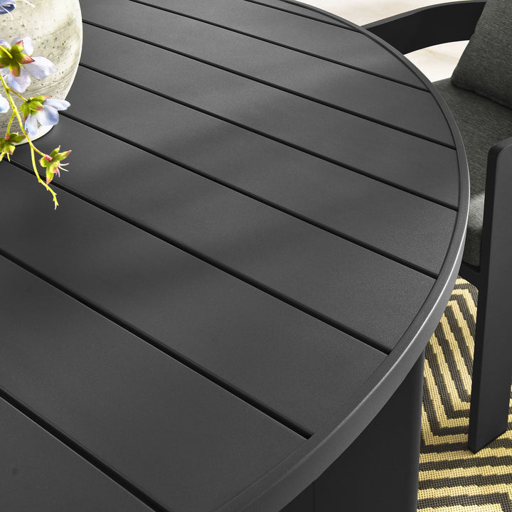 Summit Circle Outdoor Patio Aluminum Round Table by Modway