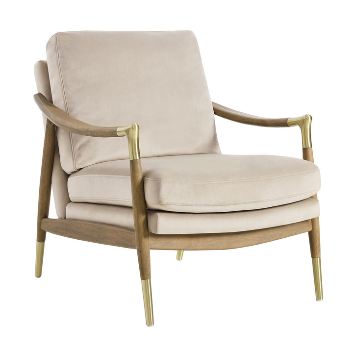 Chic Performance Velvet Armchair