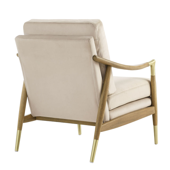 Chic Performance Velvet Armchair