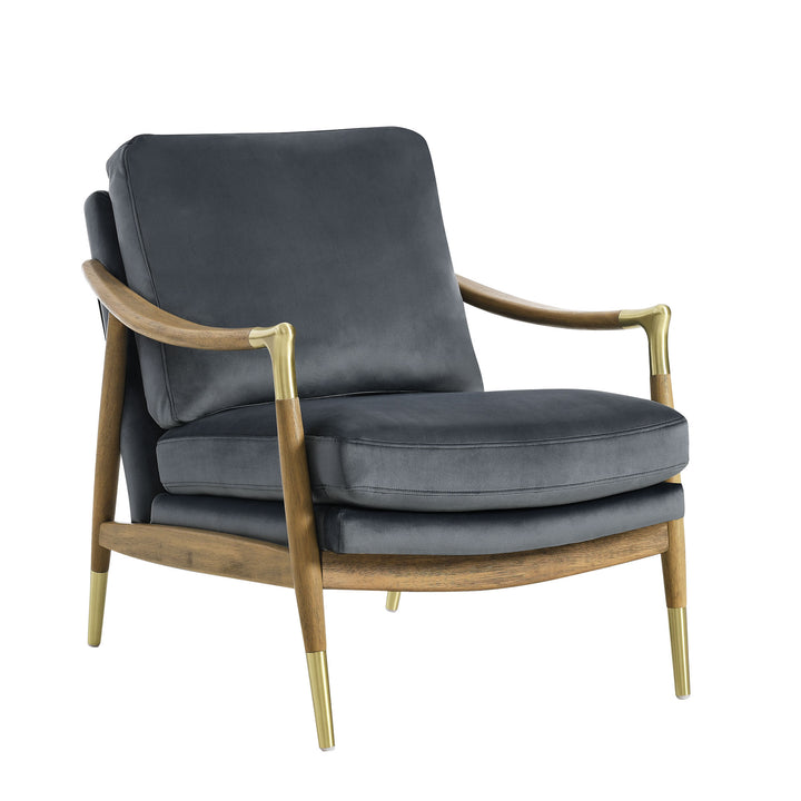 Chic Performance Velvet Armchair