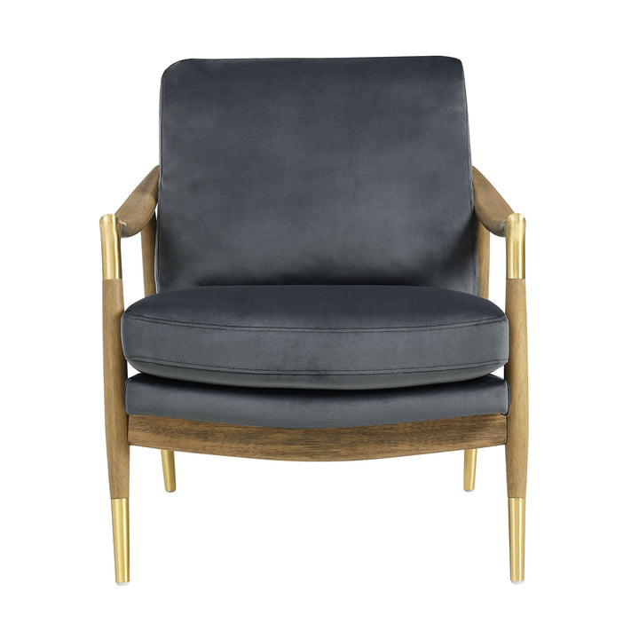 Chic Performance Velvet Armchair