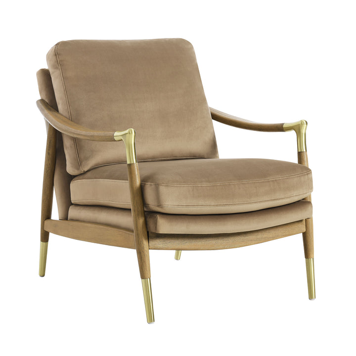 Chic Performance Velvet Armchair