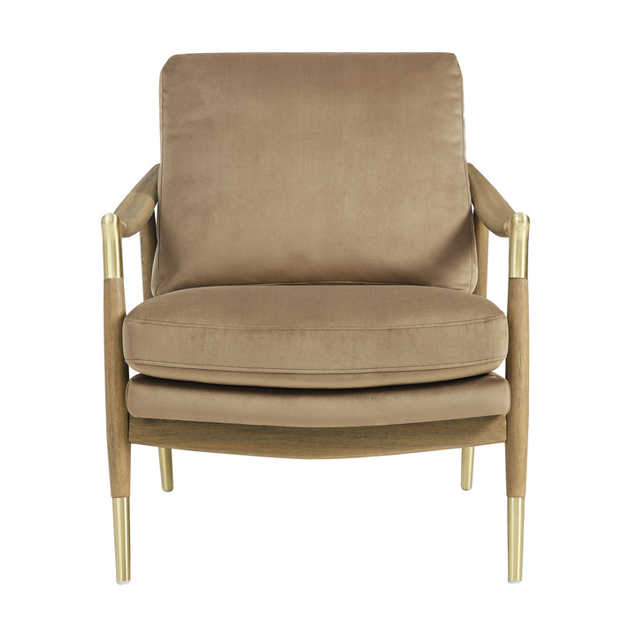 Chic Performance Velvet Armchair
