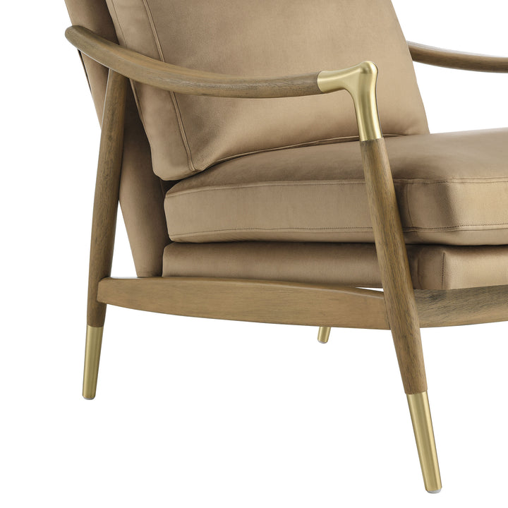 Chic Performance Velvet Armchair