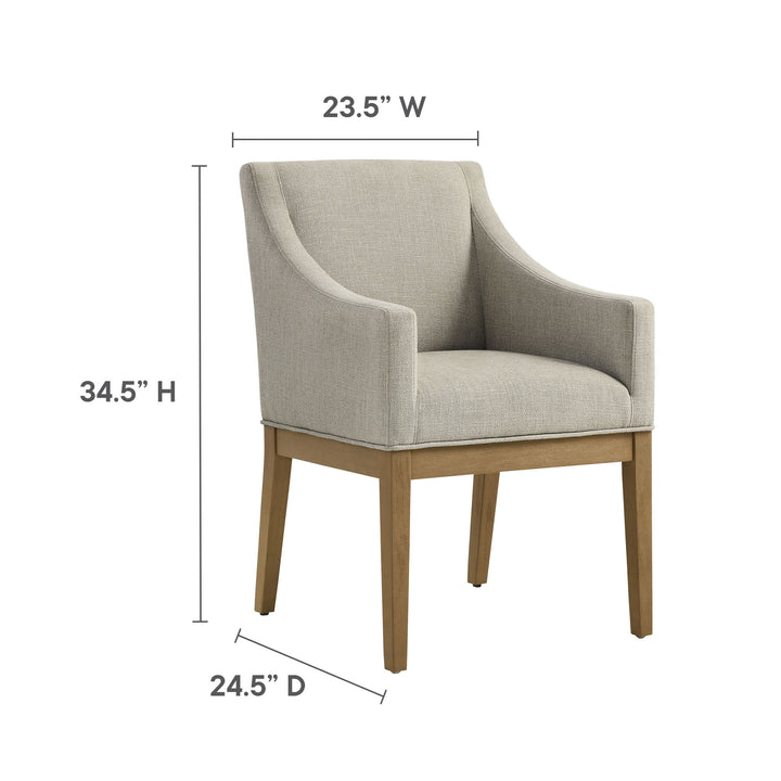 Chic Fabric Upholstered Accent Chair by Modway