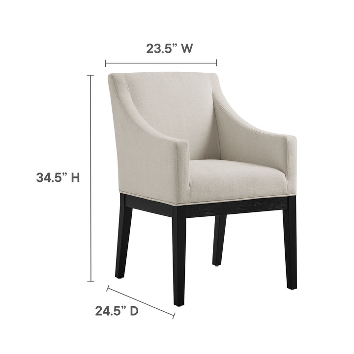 Chic Fabric Upholstered Accent Chair by Modway
