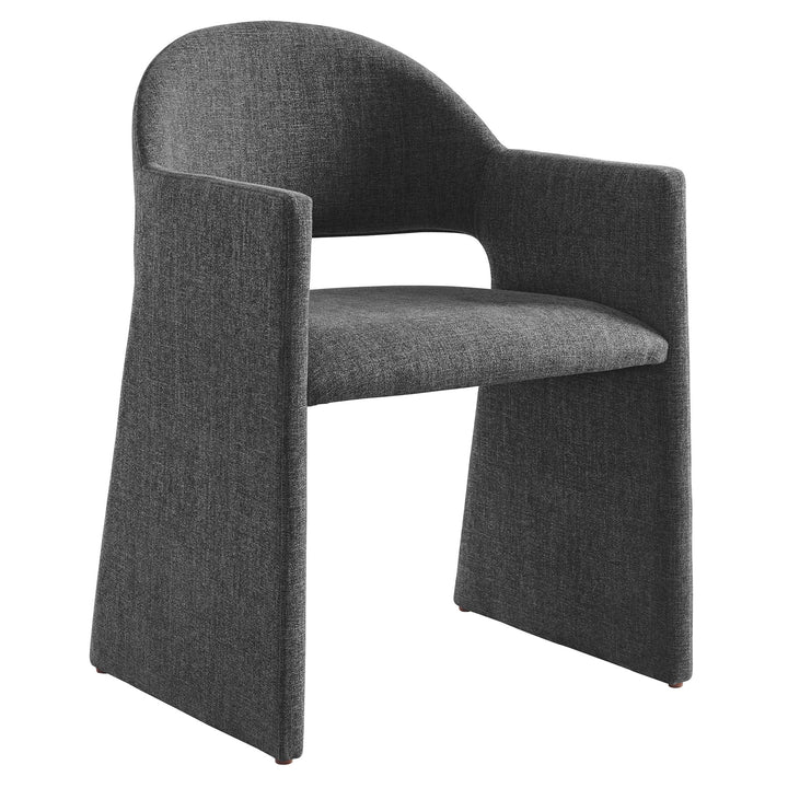 Contemporary Barrel Back Accent Chair