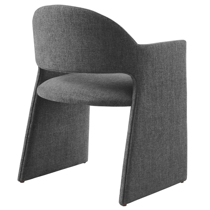 Contemporary Barrel Back Accent Chair