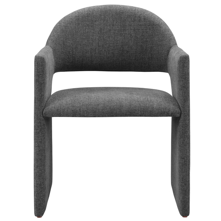 Contemporary Barrel Back Accent Chair