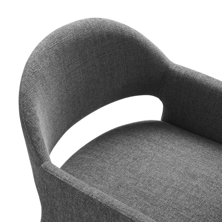 Contemporary Barrel Back Accent Chair
