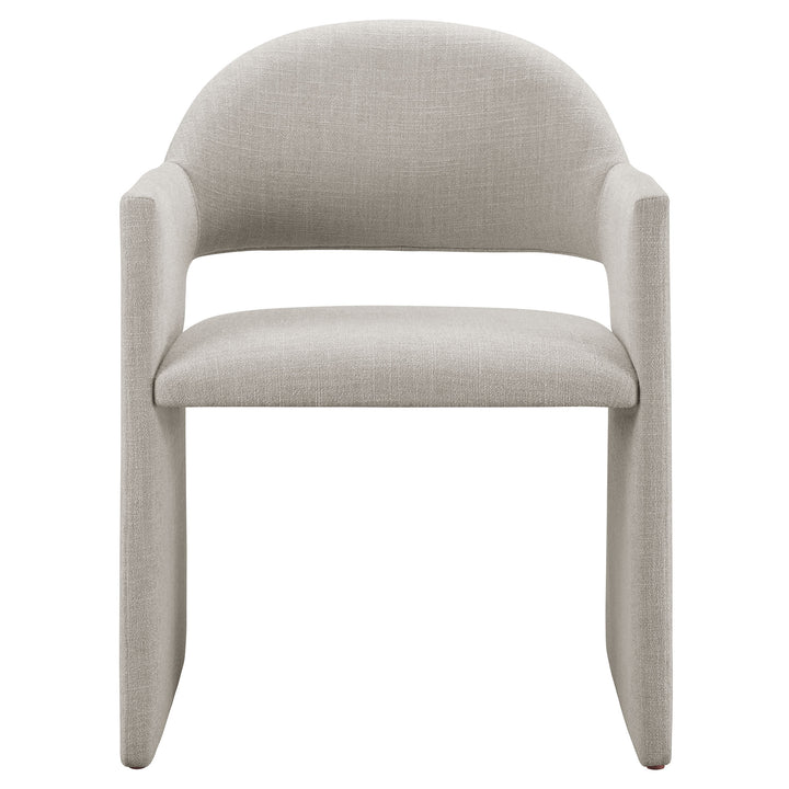 Contemporary Barrel Back Accent Chair