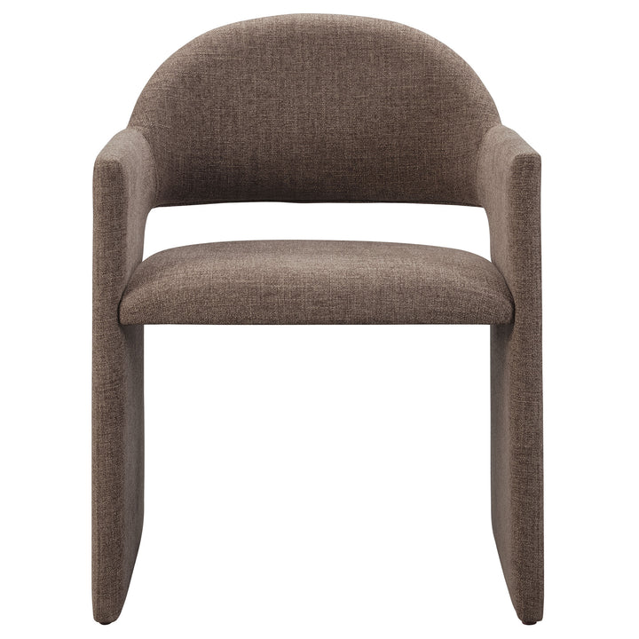 Contemporary Barrel Back Accent Chair