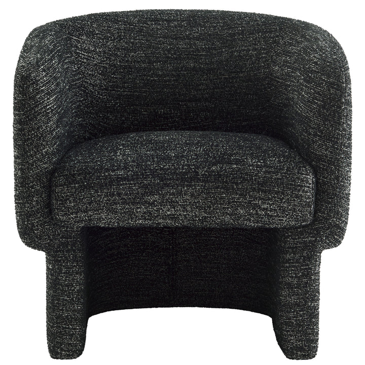 Mellow Boucle Fabric Barrel Accent Chair