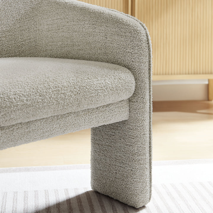 Cozy Boucle Barrel Chair by Modway