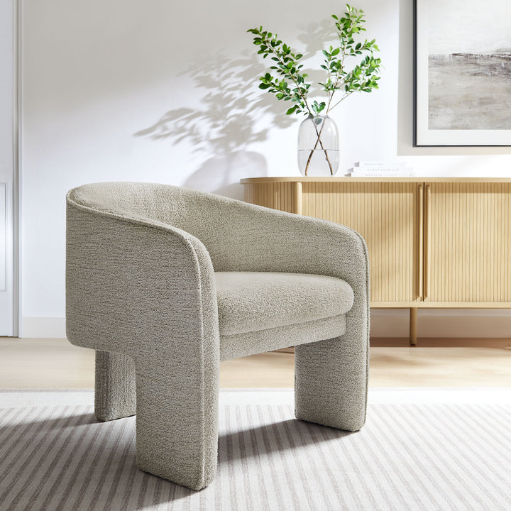 Cozy Boucle Barrel Chair by Modway