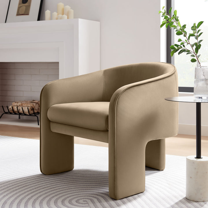Chic Velvet Reading Chair by Modway