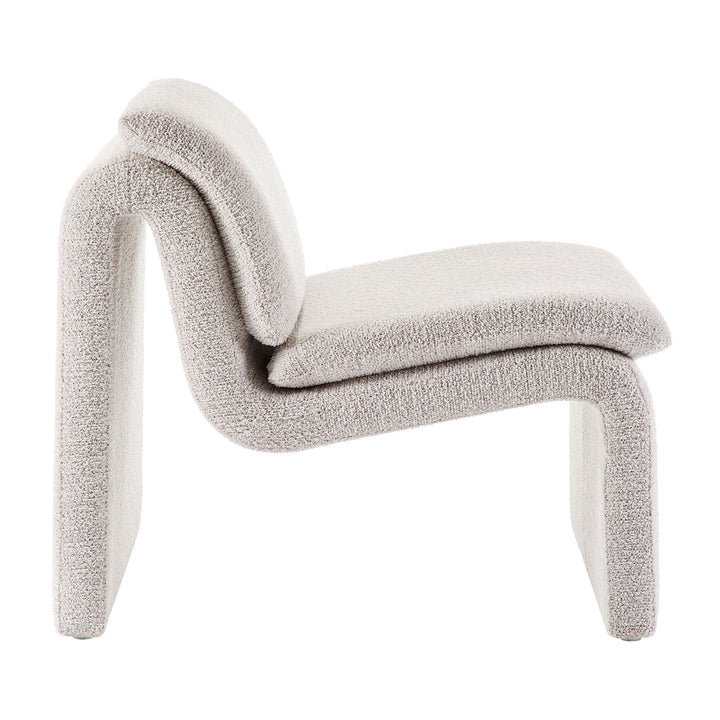 Desert Boucle Upholstered Armless Accent Chair