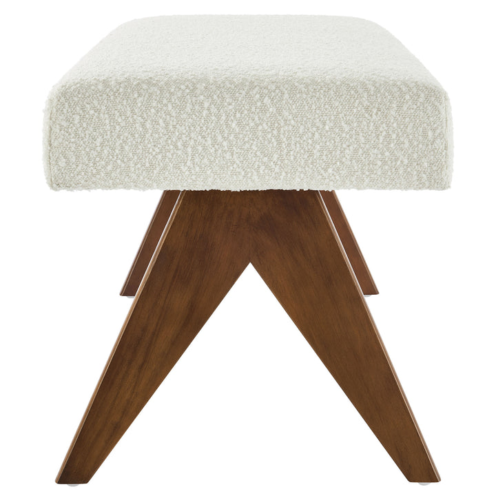 Luna 47" Boucle Upholstered Bench
