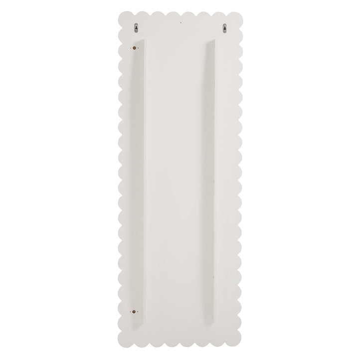 Eloise Scalloped Rectangle Floor Mirror