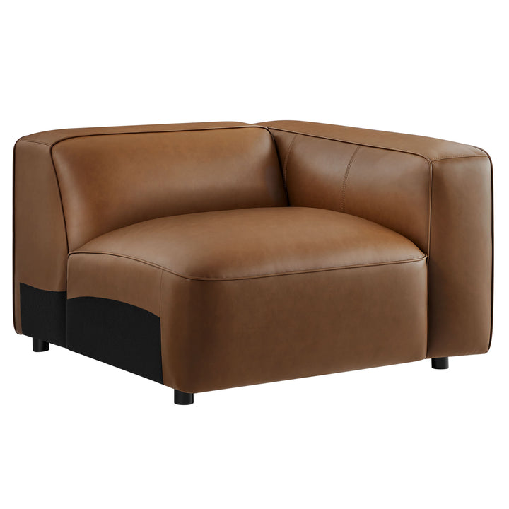 Stylish Comfort Await You in the Upholstered Vegan Leather Right Armchair by Modway