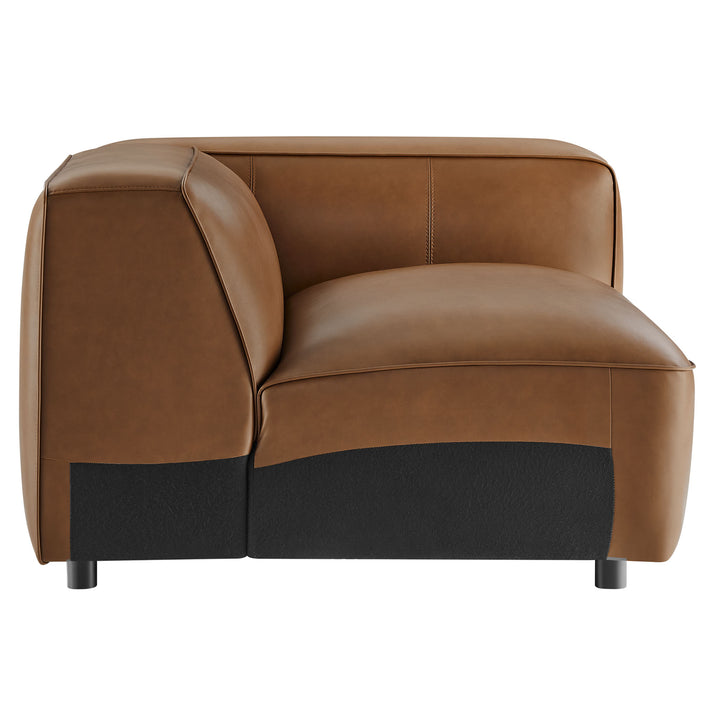 Stylish Comfort Await You in the Upholstered Vegan Leather Right Armchair by Modway